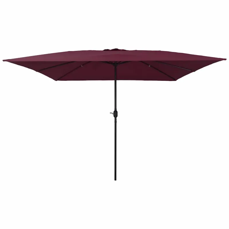 Sodo skėtis Bordo raudona 295 x 295 x 245 cm
