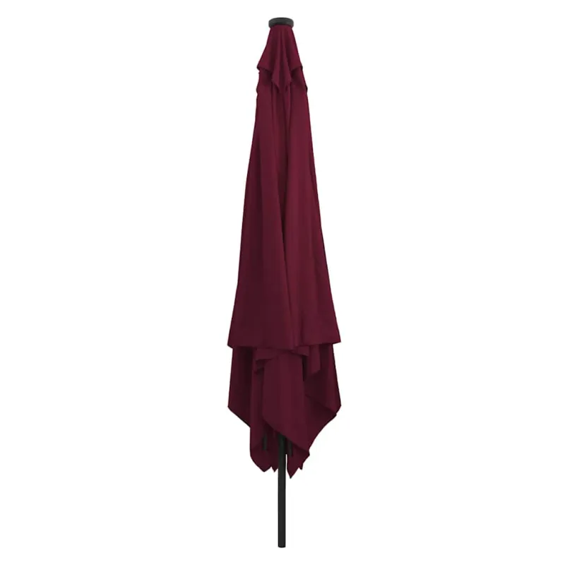 Sodo skėtis Bordo raudona 295 x 295 x 245 cm