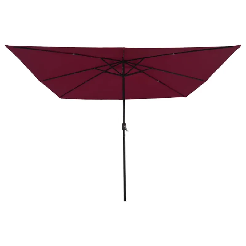 Sodo skėtis Bordo raudona 295 x 295 x 245 cm