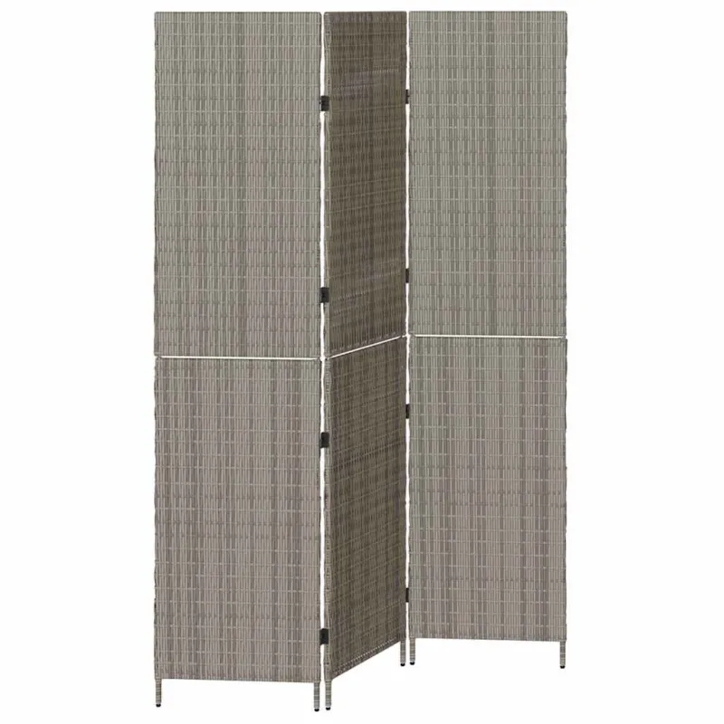 Kambario pertvara Pilka 146 x 180 cm poliratanas