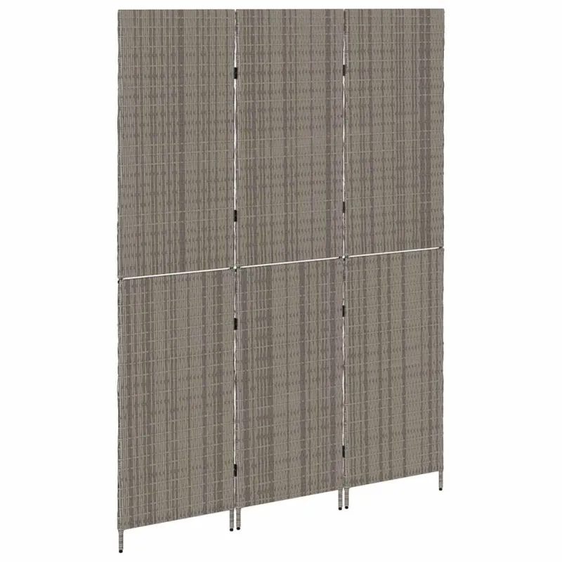 Kambario pertvara Pilka 146 x 180 cm poliratanas