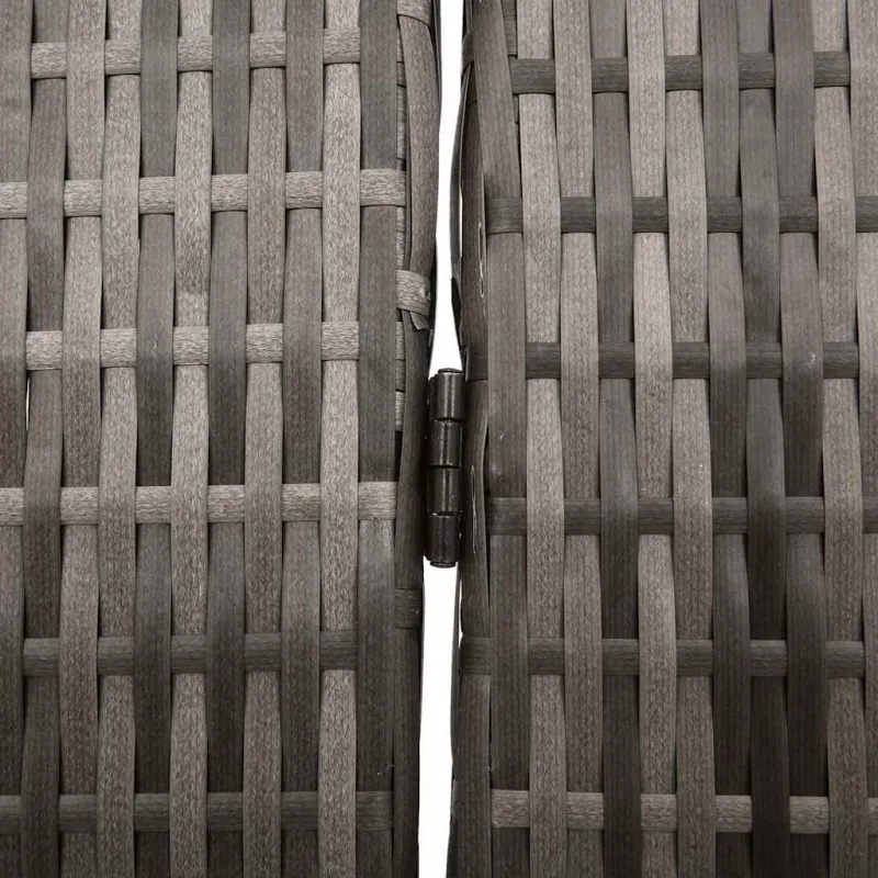 Kambario pertvara Pilka 146 x 180 cm poliratanas