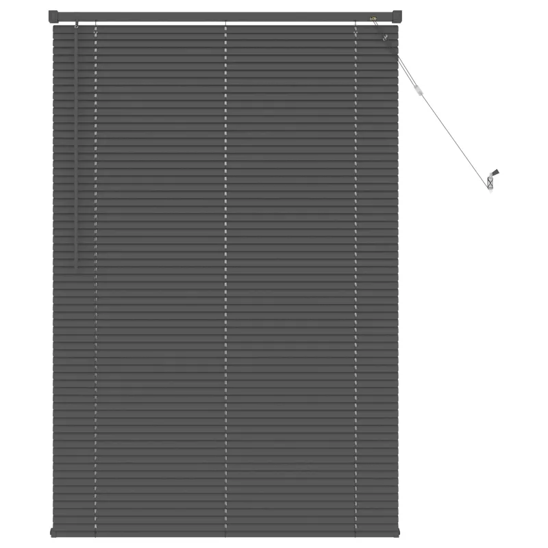 Venecijos žaliuzės Sidabrinė Pilka 150 x 90 cm 25 mm PVC