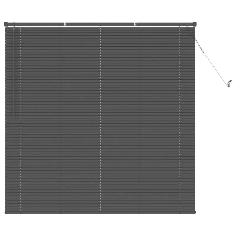 Venecijos žaliuzės Sidabrinė Pilka 150 x 160 cm 25 mm PVC