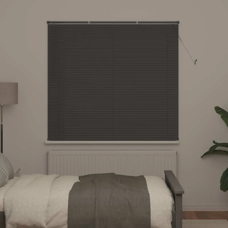 Venecijos žaliuzės Sidabrinė Pilka 150 x 160 cm 25 mm PVC