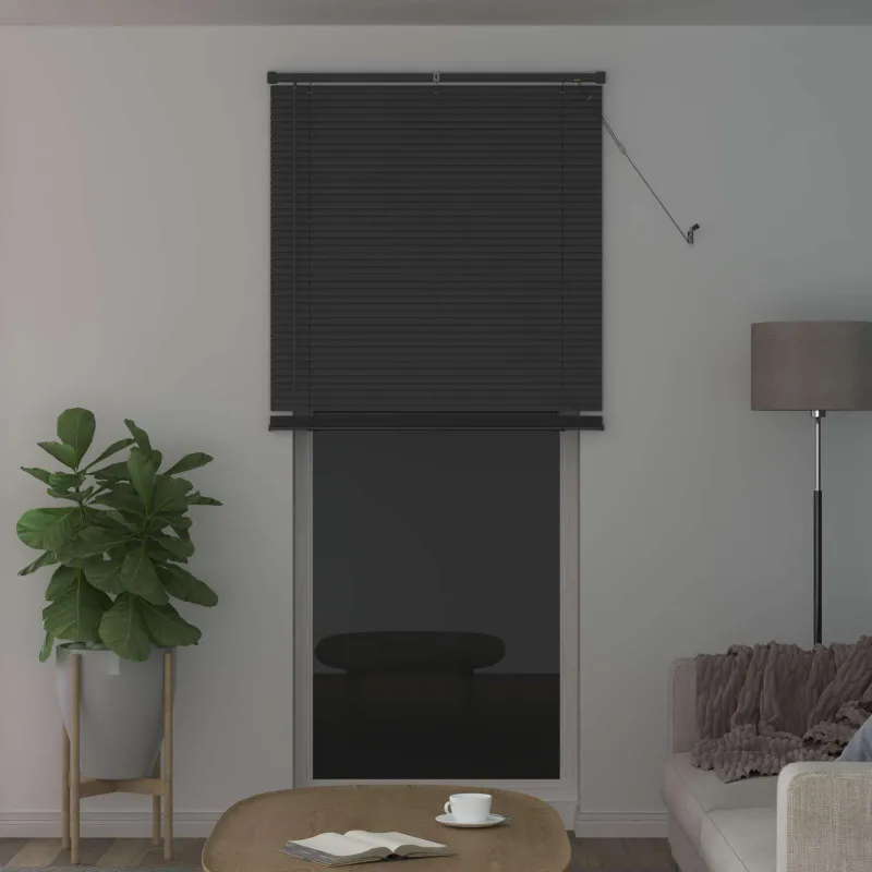 Venecijos žaliuzės Sidabrinė Pilka 213 x 100 cm 25 mm PVC