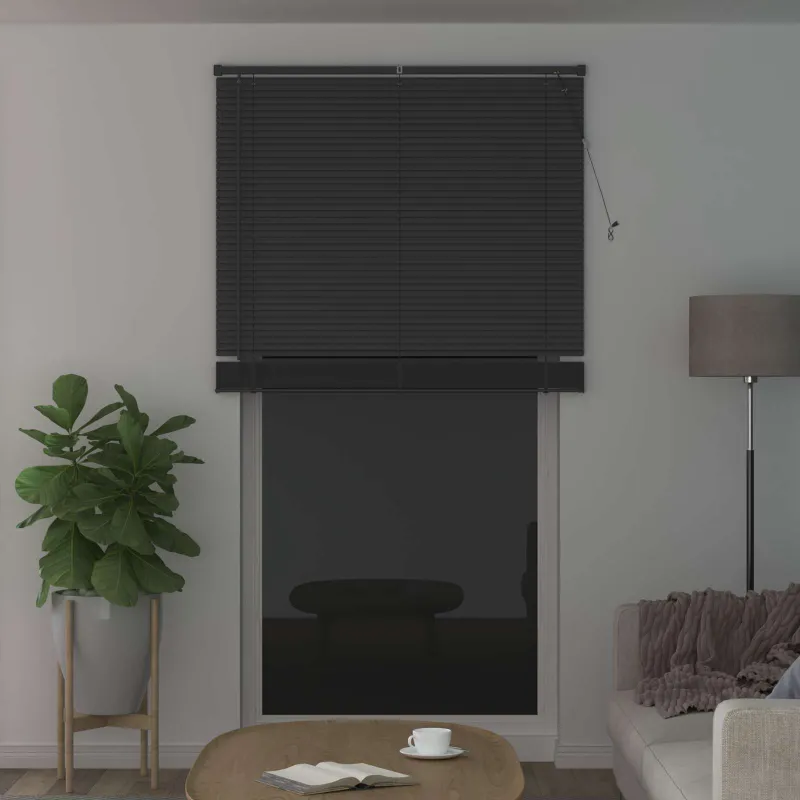 Venecijos žaliuzės Sidabrinė Pilka 213 x 120 cm 25 mm PVC