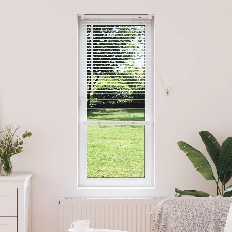 Venecijos žaliuzės Baltas 150 x 50 cm 25 mm PVC