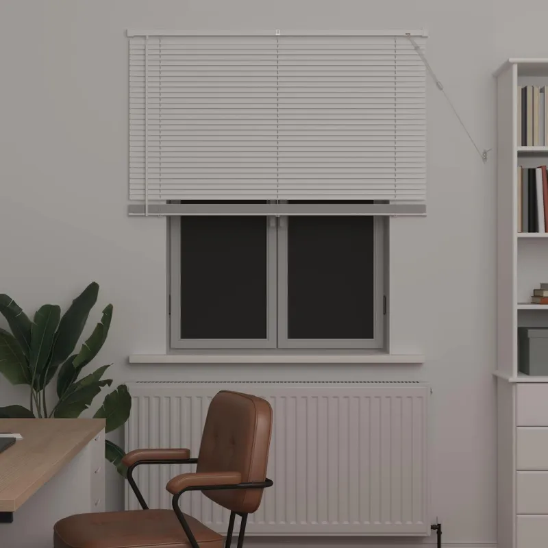 Venecijos žaliuzės Baltas 150 x 110 cm 25 mm PVC