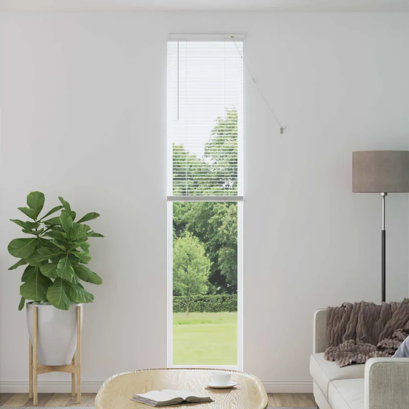 Venecijos žaliuzės Baltas 213 x 50 cm 25 mm PVC