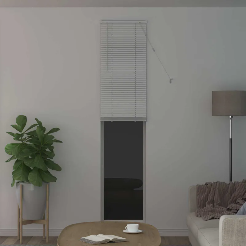 Venecijos žaliuzės Baltas 213 x 50 cm 25 mm PVC