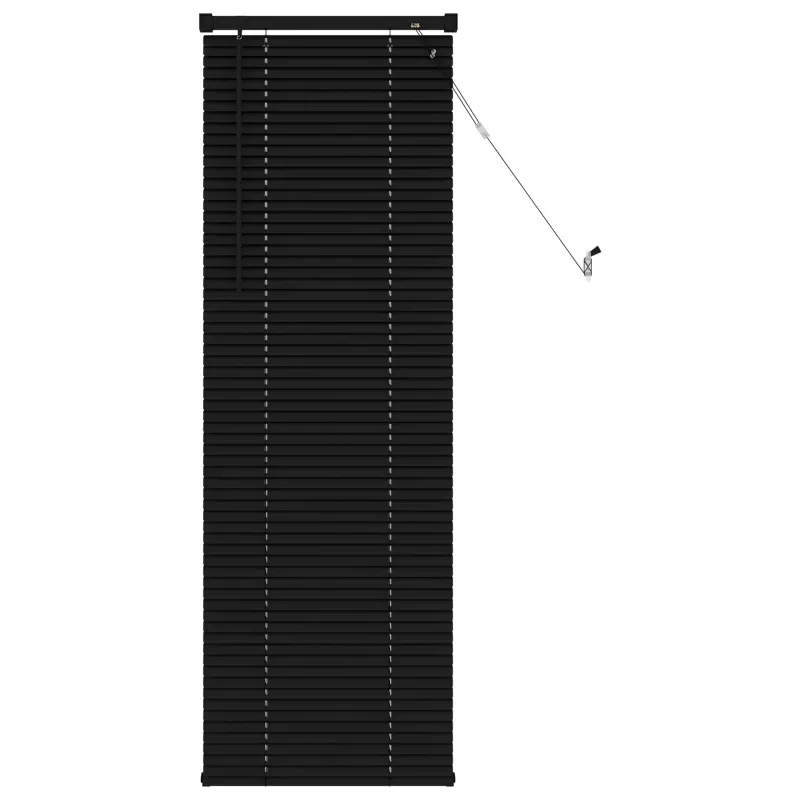 Venecijos žaliuzės Juodas 150 x 40 cm 25 mm PVC