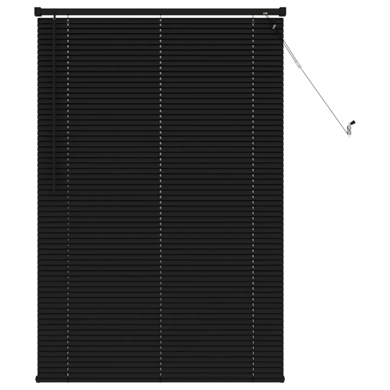 Venecijos žaliuzės Juodas 150 x 90 cm 25 mm PVC