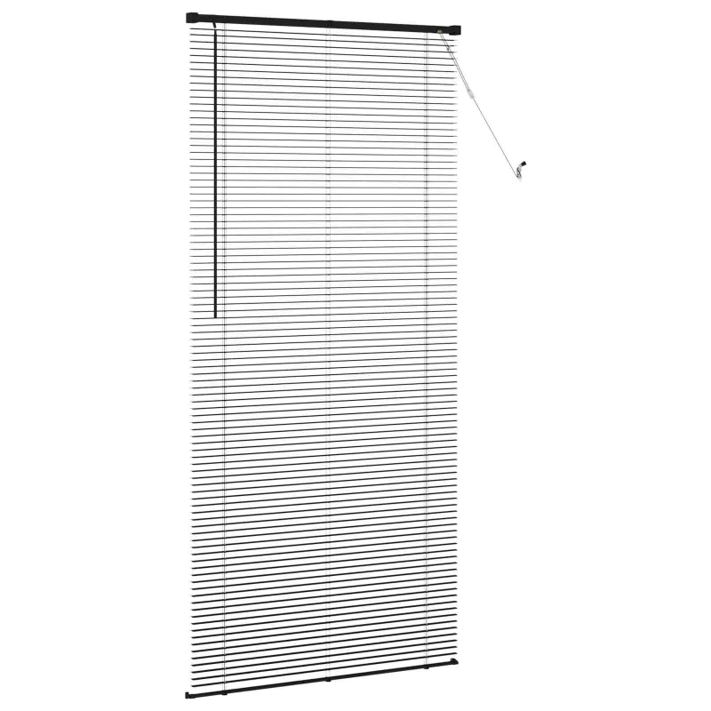 Venecijos žaliuzės Juodas 213 x 100 cm 25 mm PVC