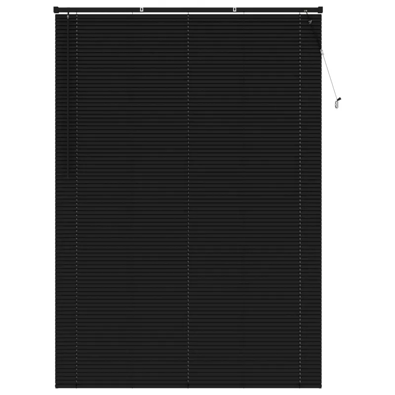 Venecijos žaliuzės Juodas 213 x 130 cm 25 mm PVC