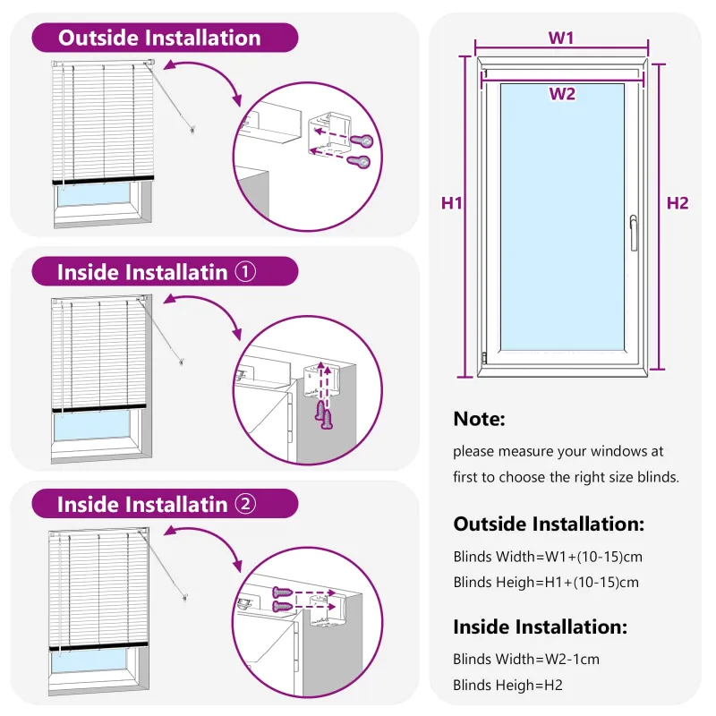 Venecijos žaliuzės Tamsiai ruda su raštu 150 x 60 cm 25 mm PVC