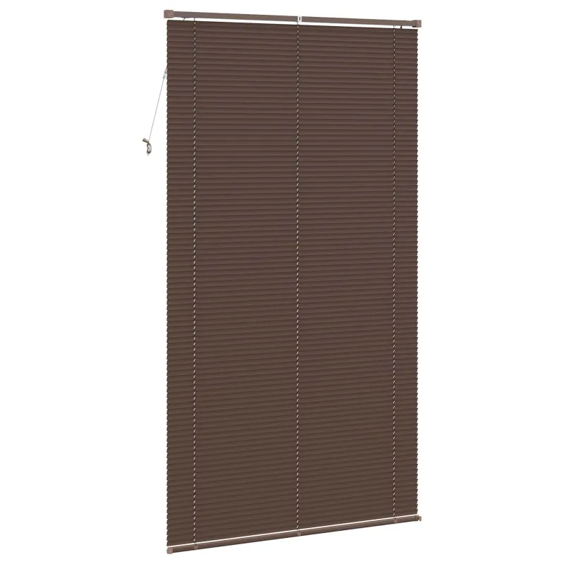 Venecijos žaliuzės Tamsiai ruda su raštu 213 x 110 cm 25 mm PVC
