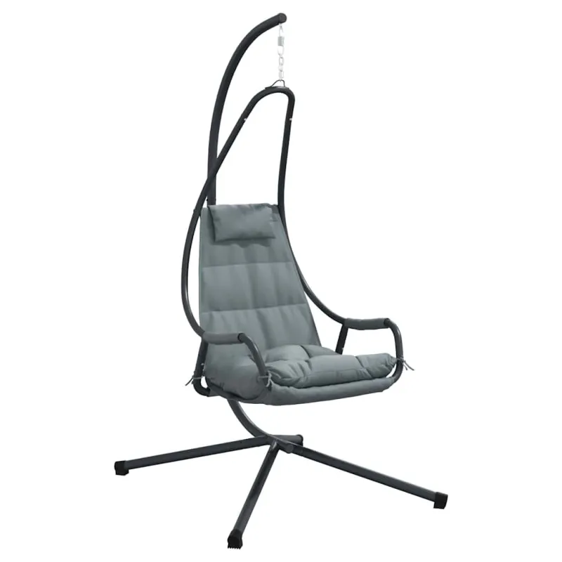 Kabantis kiaušinis Antracitas 94 x 107 x 196,5 cm Plienas