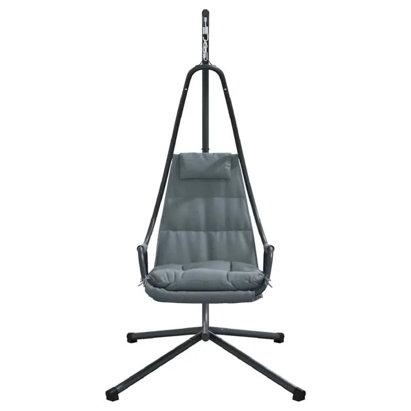 Kabantis kiaušinis Antracitas 94 x 107 x 196,5 cm Plienas