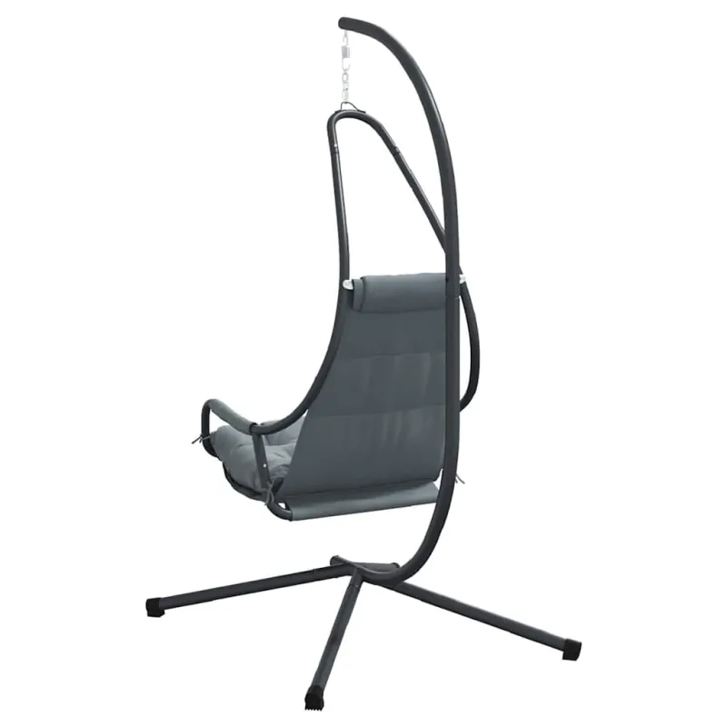 Kabantis kiaušinis Antracitas 94 x 107 x 196,5 cm Plienas