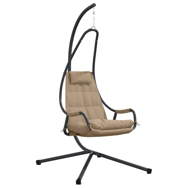 Kabantis kiaušinis Taupe 94 x 107 x 196,5 cm Plienas
