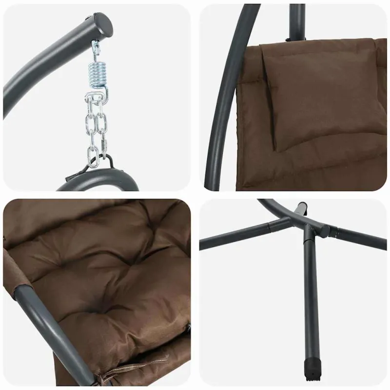 Kabantis kiaušinis Kavos 94 x 107 x 196,5 cm Plienas