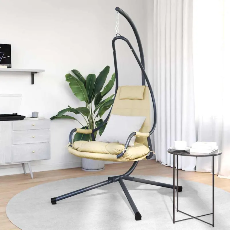 Kabantis kiaušinis Smėlio 94 x 107 x 196,5 cm Plienas