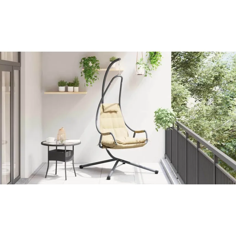 Kabantis kiaušinis Smėlio 94 x 107 x 196,5 cm Plienas