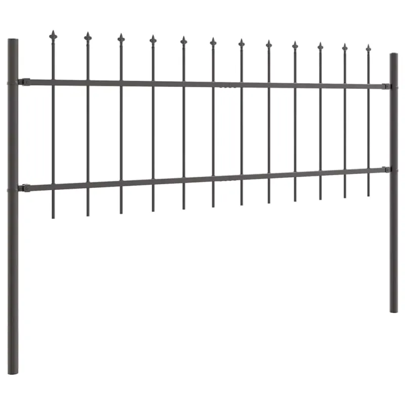 Sodo tvora Woerden Pilka 1,7 x 0,6 m Miltelinis plienas