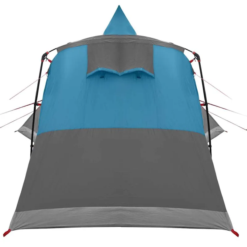 Teepee palapinė 8 asmenims su stogu Mėlyna 720 x 465 x 295 cm