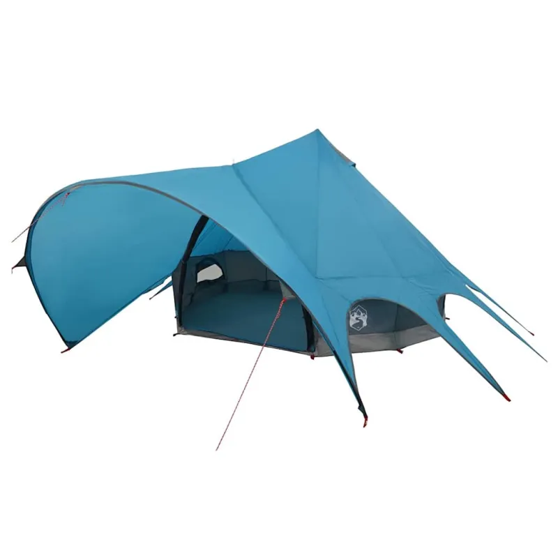 Teepee palapinė 5 žmonėms Mėlyna ir Pilka 415 x 415 x 247 cm