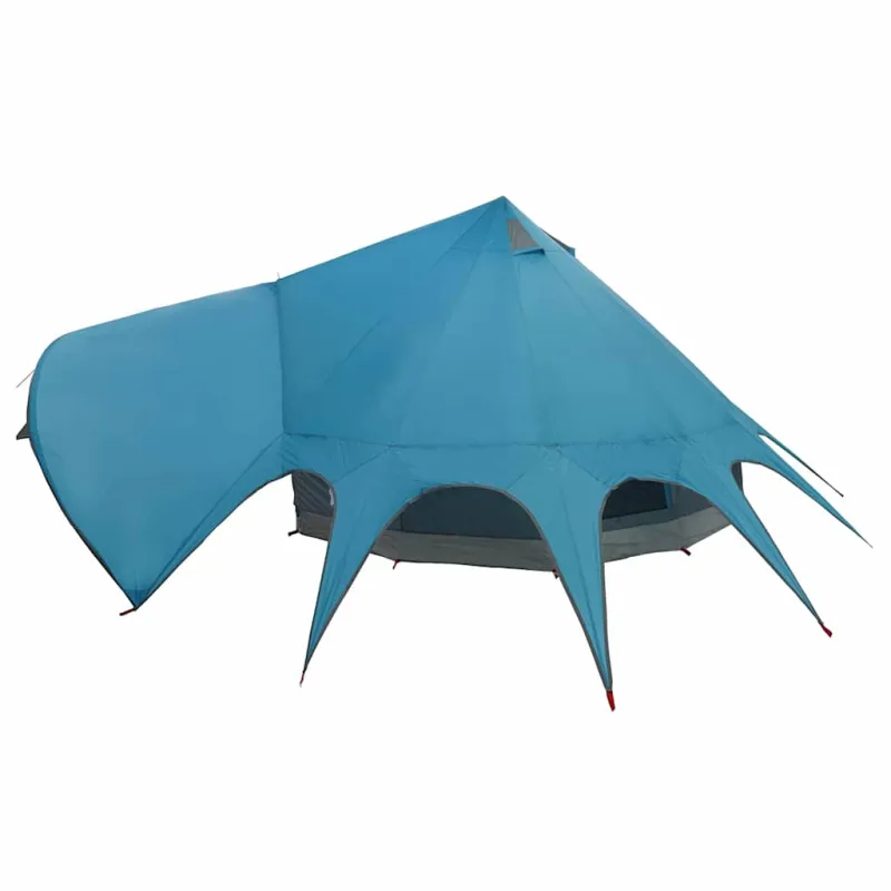Teepee palapinė 5 žmonėms Mėlyna ir Pilka 415 x 415 x 247 cm