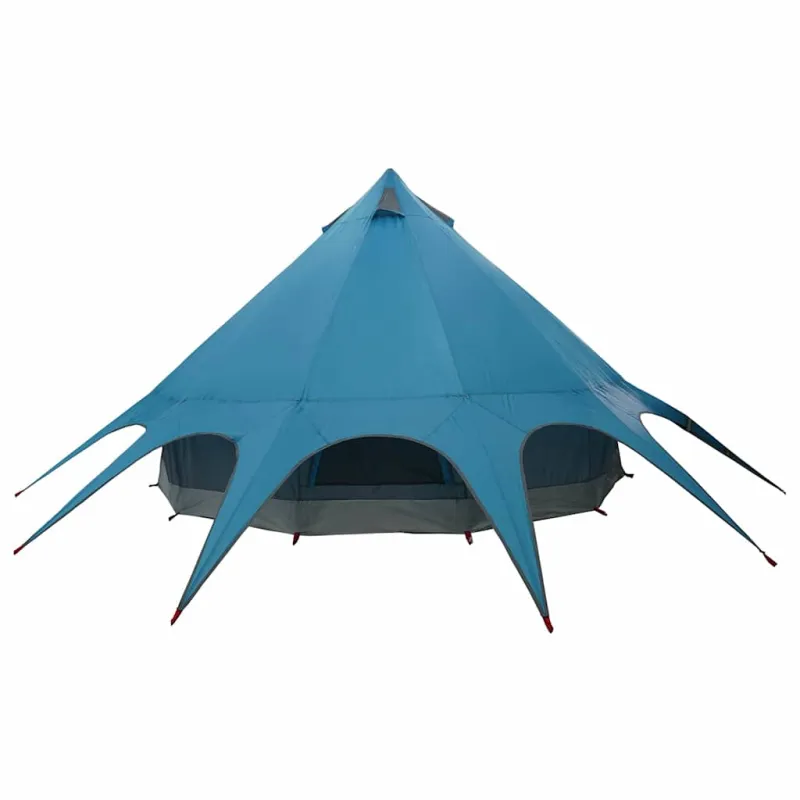 Teepee palapinė 5 žmonėms Mėlyna ir Pilka 415 x 415 x 247 cm