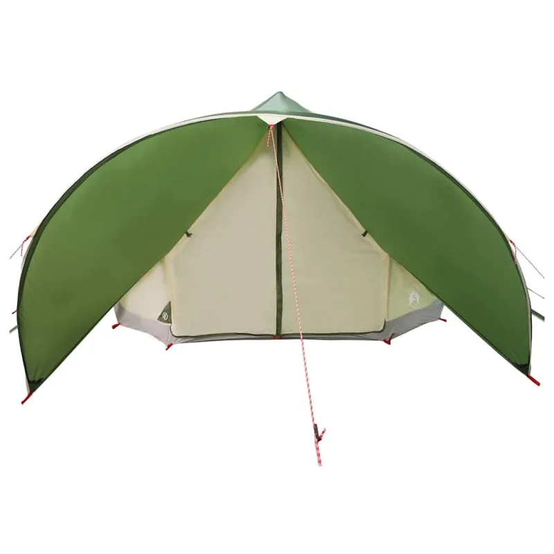 Teepee palapinė 9 žmonėms Žalia ir Pilka 502 x 502 x 297 cm