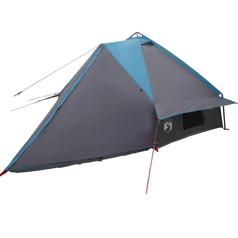 Teepee palapinė 8 asmenims Mėlyna ir Pilka 490 x 410 x 210 cm