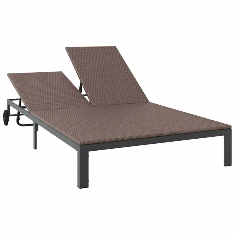 Saulėtas gultas Ruda 206 x 115 x 75 cm poliratanas