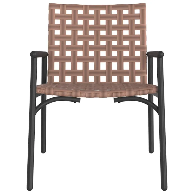Sodo Kėdė 2 pcs Ruda 78 x 55,5 x 75,5 cm poliratanas