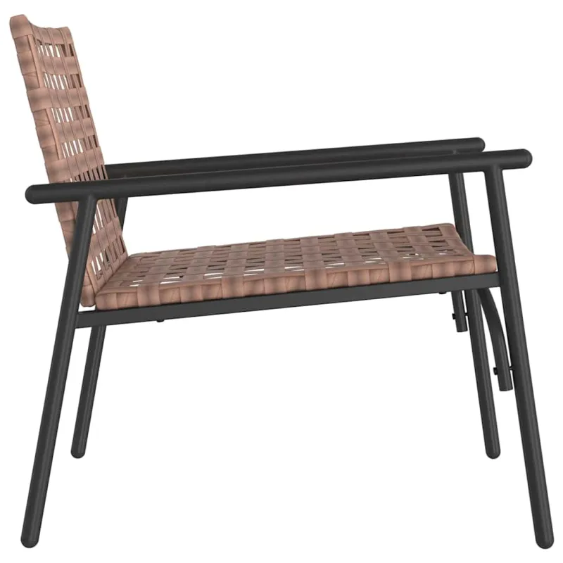 Sodo Kėdė 2 pcs Ruda 78 x 55,5 x 75,5 cm poliratanas