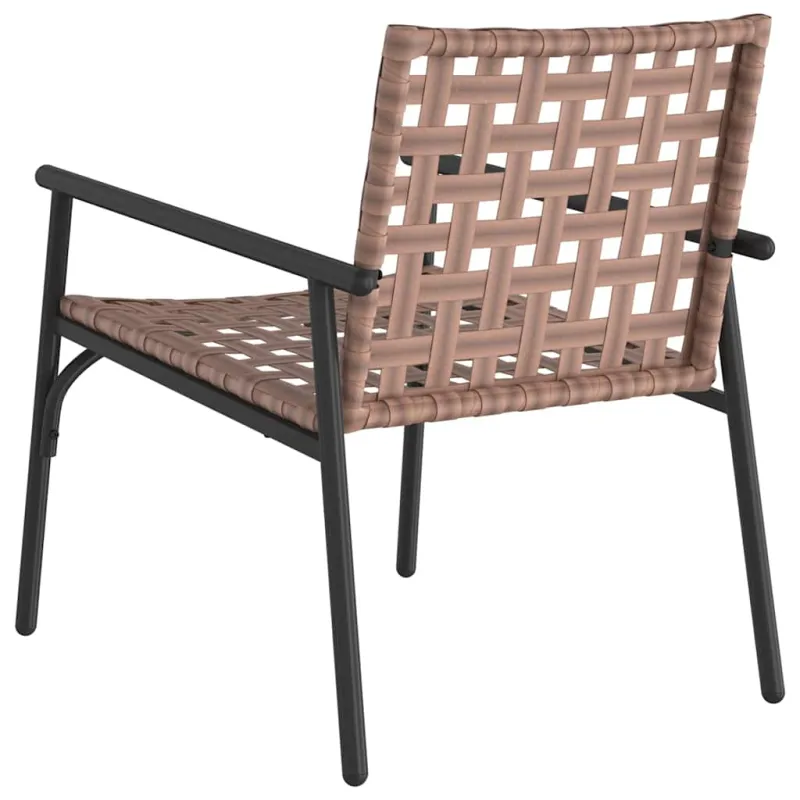 Sodo Kėdė 2 pcs Ruda 78 x 55,5 x 75,5 cm poliratanas
