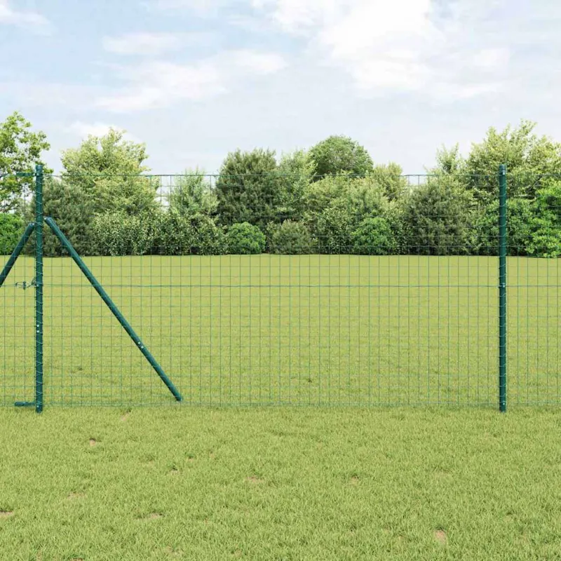 Įmontuotas tvoros stulpas 13 pcs Žalia