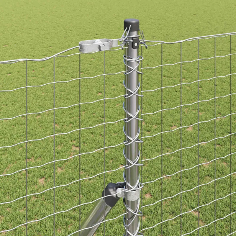 Įmontuotas tvoros stulpas 13 pcs Sidabrinė