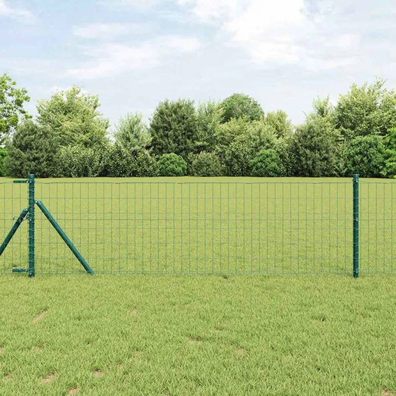 Euro tvora Žalia 0,8 x 10 m PVC padengta geležis
