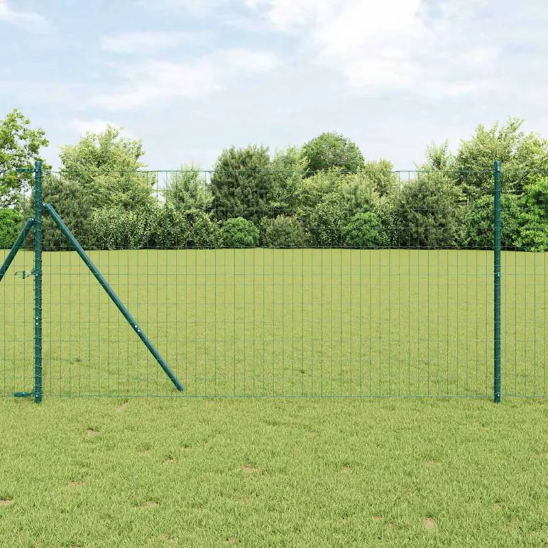 Euro tvora Žalia 1,2 x 25 m PVC padengta geležis