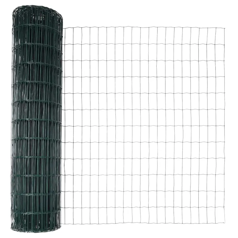 Euro tvora Žalia 1,2 x 25 m PVC padengta geležis