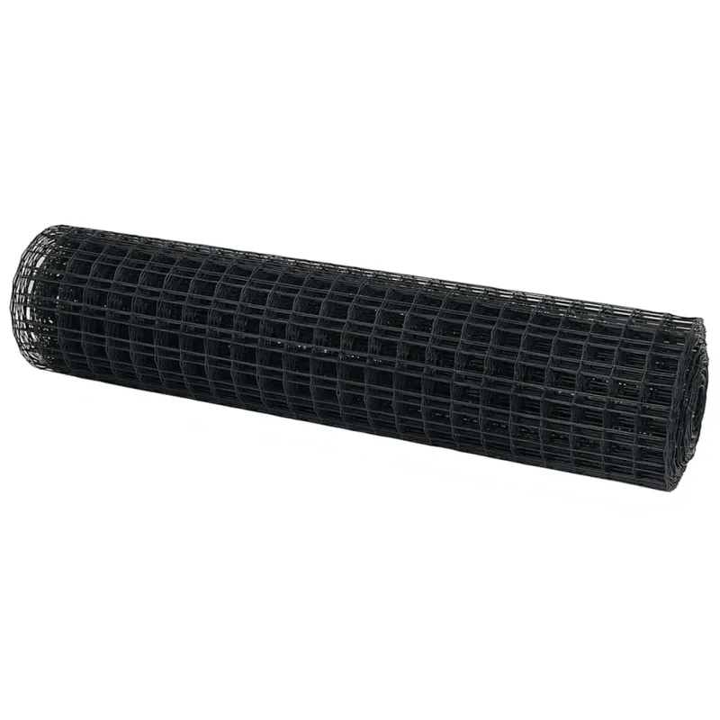 Euro tvora Pilka 1,4 x 10 m PVC padengta geležis