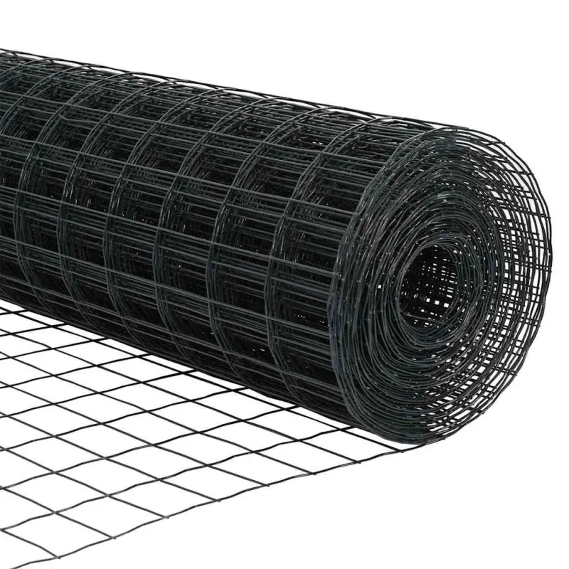 Euro tvora Pilka 1,5 x 10 m PVC padengta geležis