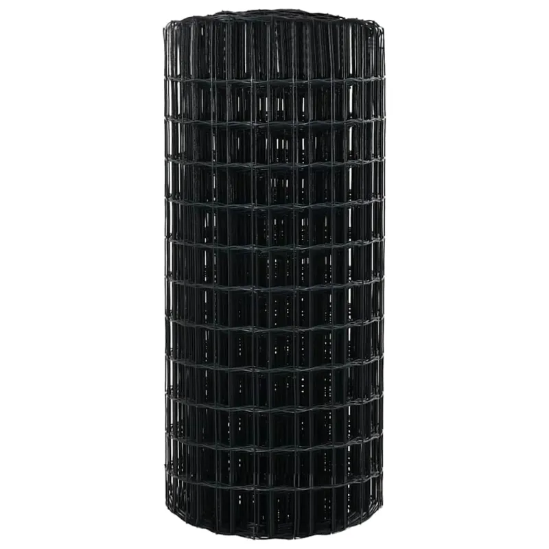 Euro tvora Pilka 0,4 x 50 m PVC padengta geležis