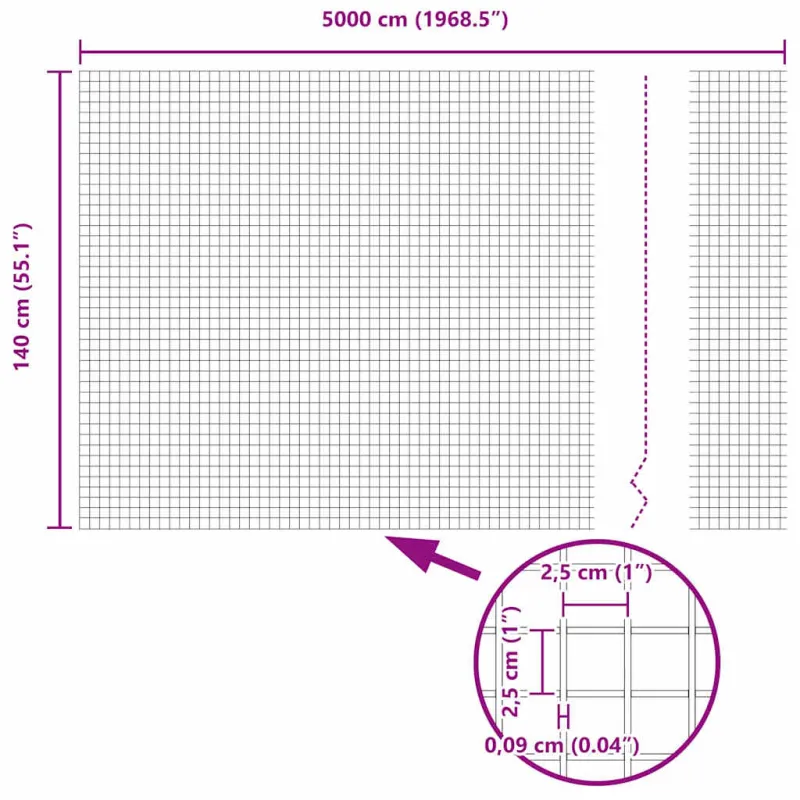 Suvirinto vielos tvoros Žalia