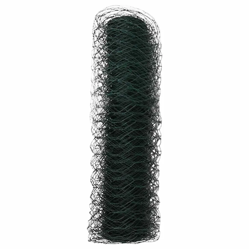 Heksagoninė tvora Žalia 0,4 x 10 m PVC