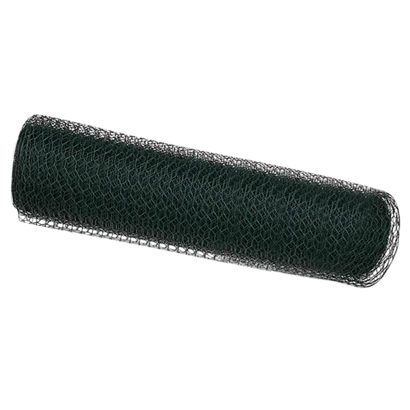 Heksagoninė tvora Žalia 0,8 x 10 m PVC